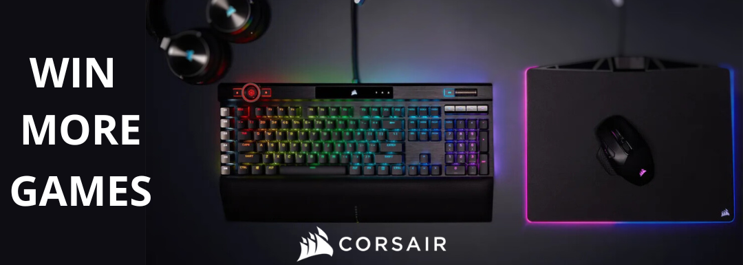 RGB Corsair gamer egérpad, egér, billentyűzet, fejhallgató