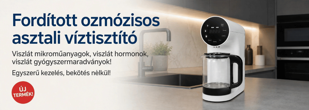 Fordított ozmózisos RO víztisztító