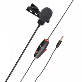 HAMA SMART LAVALIER CSÍPTETHETŐ MIKROFON, FEKETE