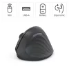 HAMA EWM-500R WIRELESS ERGONOMIC VERTICAL EGÉR, BLACK