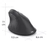 HAMA EWM-500R WIRELESS ERGONOMIC VERTICAL EGÉR, BLACK