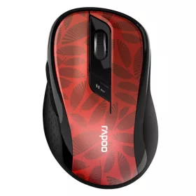 RAPOO M500 MULTI-MODE WIRELESS EGÉR, BLACK/RED