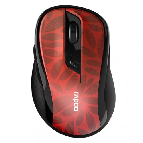 RAPOO M500 MULTI-MODE WIRELESS EGÉR, BLACK/RED