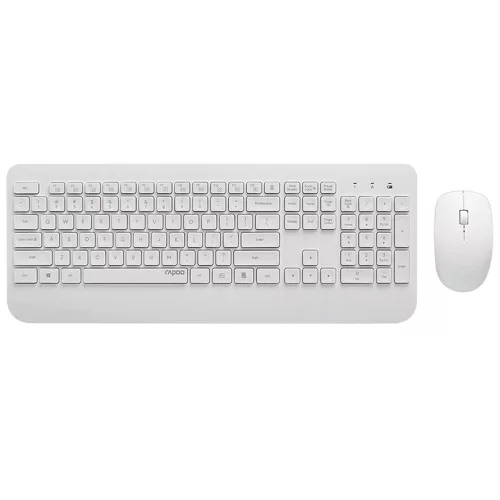 RAPOO X3500 WIRELESS BILLENTYŰZET & OPTICAL EGÉR FEHÉR, HU