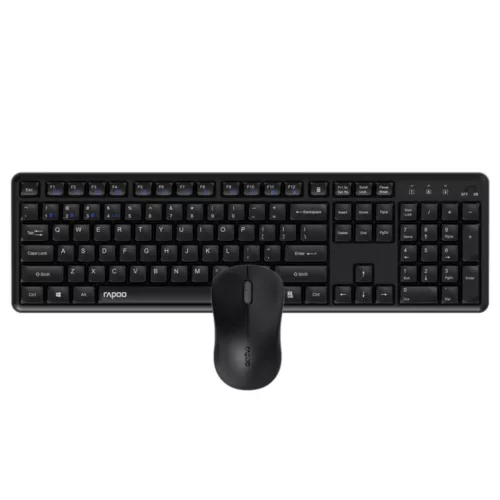 RAPOO 8150M SILENT MULTI-MODE WIRELESS BLUETOOTH BILLENTYŰZET COMBO FEKETE, HU
