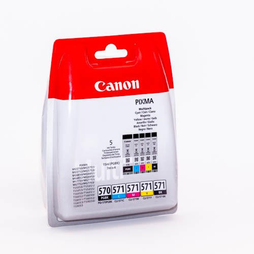 CANON PGI-570+CLI-571 BCMY (15ML+4X7ML) EREDETI 5-IN-1 MULTIPACK (0372C004)