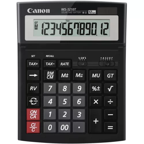 CANON WS-1210T ASZTALI SZÁMOLÓGÉP, FEKETE