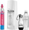 SODASTREAM TERRA SZÓDAKÉSZÍTŐ SZETT CO₂-PALACKKAL, 2×1 L + 0,5 L PALACK, FEHÉR