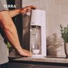 SODASTREAM TERRA SZÓDAKÉSZÍTŐ SZETT CO₂-PALACKKAL, 2×1 L + 0,5 L PALACK, FEHÉR