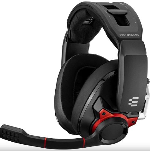 SENNHEISER EPOS GSP 600 VEZETÉKES GAMER HEADSET, FEKETE-PIROS