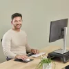 FELLOWES BREYTA COMPACT BILLENTYŰZET (TKL) CSUKLÓTÁMASZ, FEKETE