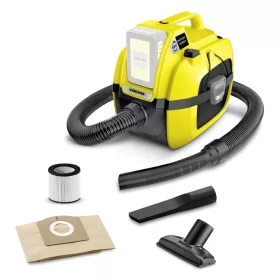   KARCHER WD 1 COMPACT BATTERY (AKKUMULÁTOR NÉLKÜL) SZÁRAZ-NEDVES PORSZÍVÓ