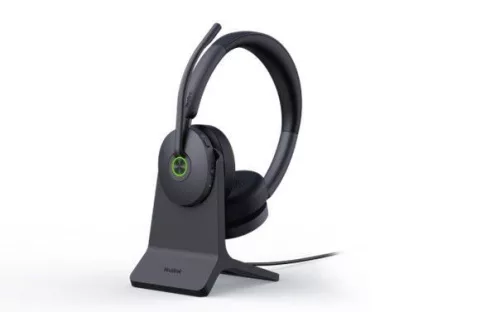 YEALINK WH68 HYBRID WITH CHARGING STAND HEADSET BLACK