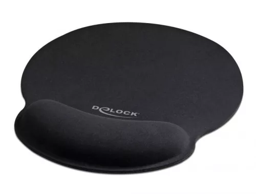 DELOCK ERGONOMIC WITH WRIST REST EGÉRPAD BLACK