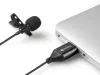 SANDBERG STREAMER USB CSÍPTETHETŐ MIKROFON, FEKETE