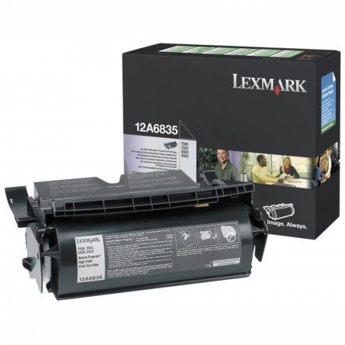 LEXMARK T520 (30K) FEKETE EREDETI TONER (12A6835)