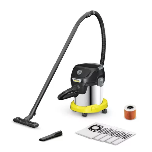 KARCHER KWD 3 S V-15/4/20 ANNIVERSARY LINE EU SZÁRAZ-NEDVES, ACÉLTARTÁLYOS PORSZÍVÓ
