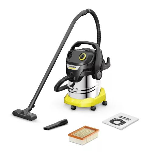 KARCHER KWD 5 S V-25/5/22 (BSY) EU SZÁRAZ-NEDVES ACÉLTARTÁLYOS PORSZÍVÓ 