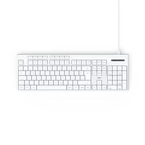 HAMA CK-200 BILLENTYŰZET FEHÉR, HU