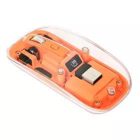   MANHATTAN RECHARGEABLE WIRELESS USB EGÉR, TRANSPARENT/ORANGE