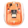 MANHATTAN RECHARGEABLE WIRELESS USB EGÉR, TRANSPARENT/ORANGE