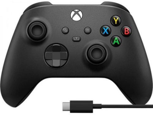 MICROSOFT XBOX SERIES X WIRELESS KONTROLLER, GAMEPAD, BLACK (1V8-00015)