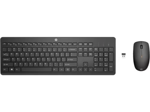HP 235 WIRELESS BILLENTYŰZET + EGÉR COMBO FEKETE, HU