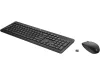 HP 235 WIRELESS BILLENTYŰZET + EGÉR COMBO FEKETE, HU