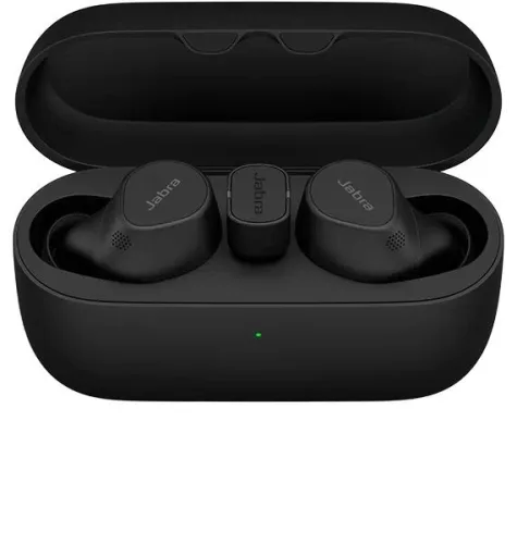 JABRA EVOLVE2 BUDS USB-C MS FÜLHALLGATÓ VEZETÉK NÉLKÜLI TÖLTŐPADDAL, FEKETE