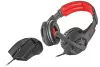 TRUST GXT 784 2-IN-1 GAMER SET WITH HEADSET & EGÉR, BLACK/RED