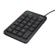 TRUST XALAS USB NUMERIC KEYPAD FEKETE