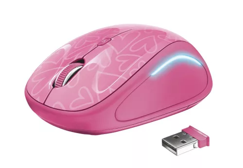 TRUST YVI FX WIRELESS EGÉR, PINK