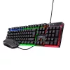 TRUST GXT 838 AZOR GAMING BILLENTYŰZET COMBO FEKETE, US