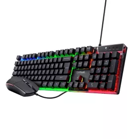 TRUST GXT 838 AZOR GAMING BILLENTYŰZET COMBO FEKETE, US