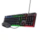 TRUST GXT 838 AZOR GAMING BILLENTYŰZET COMBO FEKETE, US