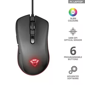 TRUST GXT 930 JACX RGB GAMER EGÉR, BLACK