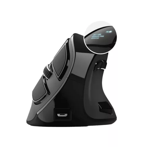 TRUST VOXX RECHARGEABLE ERGONOMIC WIRELESS EGÉR, BLACK