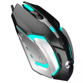 EVEREST SM-G72 RGB GAMER OPTICAL EGÉR, BLACK/SILVER