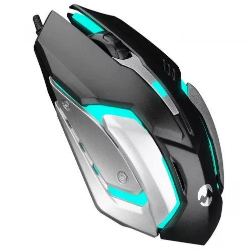 EVEREST SM-G72 RGB GAMER OPTICAL EGÉR, BLACK/SILVER