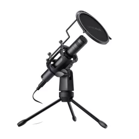 TRUST GXT 241 VELICA ASZTALI STREAMING MIKROFON, FEKETE