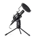 TRUST GXT 241 VELICA ASZTALI STREAMING MIKROFON, FEKETE