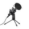 TRUST GXT 241 VELICA ASZTALI STREAMING MIKROFON, FEKETE