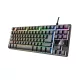TRUST GXT 833 THADO LED GAMING BILLENTYŰZET FEKETE, HU
