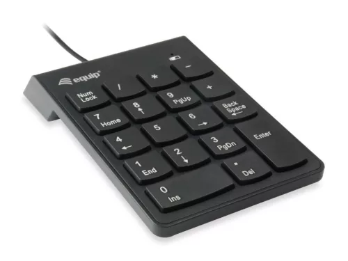 EQUIP USB NUMERIC KEYPAD FEKETE