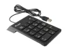 EQUIP USB NUMERIC KEYPAD FEKETE