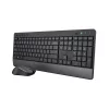 TRUST TREZO COMFORT WIRELESS BILLENTYŰZET + EGÉR SET FEKETE, HU