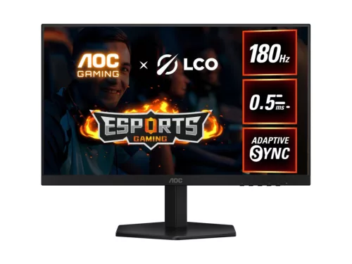 AOC 24G42E, 24", IPS, 16:9, 1920X1080, 180 HZ, 1MS, 300 CD/M2, 1XHDMI, 1XDISPLAYPORT, GAMING MONITOR