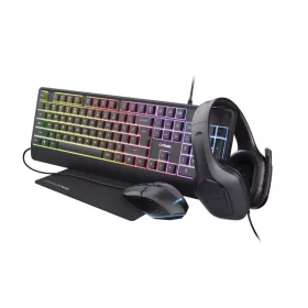 TRUST GXT792 QUADROX 4IN1 GAMER BUNDLE FEKETE, HU