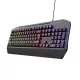 TRUST GXT 836 EVOCX ILLUMINATED GAMING BILLENTYŰZET FEKETE, HU