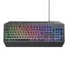 TRUST GXT 836 EVOCX ILLUMINATED GAMING BILLENTYŰZET FEKETE, HU